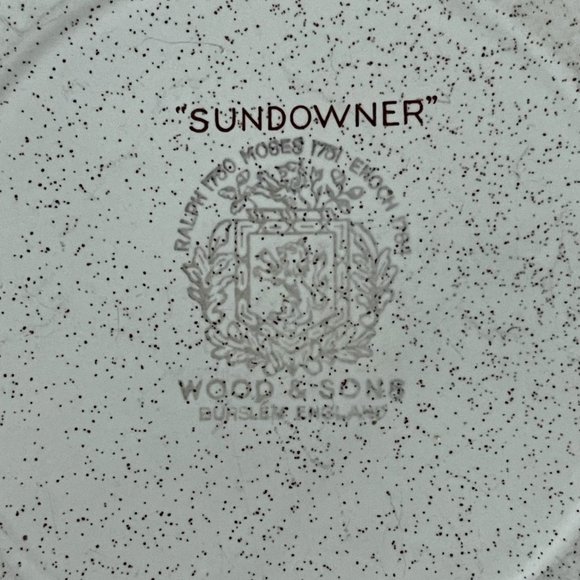 Set of 3 | Vintage (1970s) Wood & Sons “Sundowner” Bread & Butter Plates - Picture 4 of 5